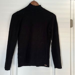 Basic Black Tahari Turtleneck xs